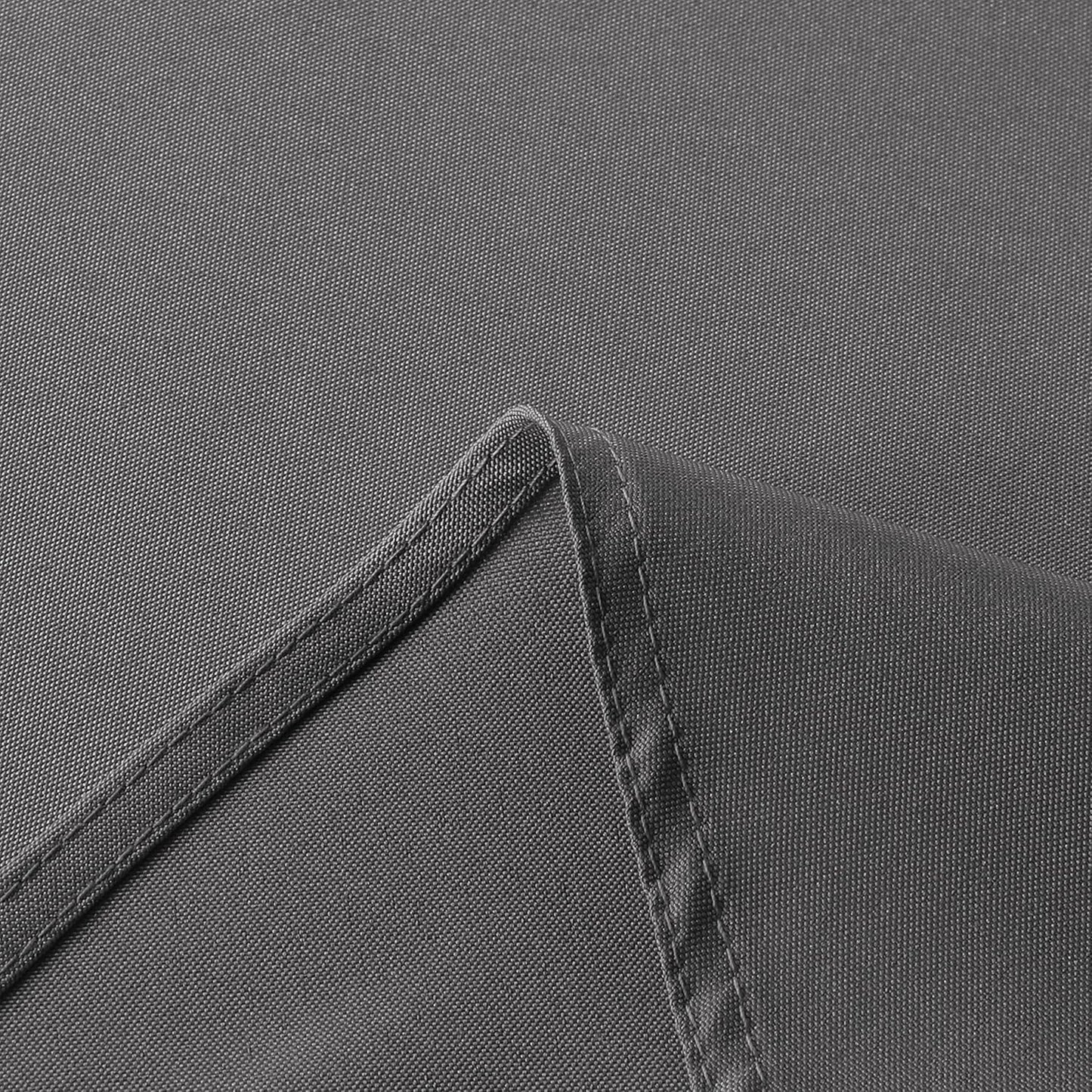 sancua Round Tablecloth - 70 Inch - Water Resistant Spill Proof Washable Polyester Table Cloth Decorative Fabric Table Cover for Dining Tables, Buffet Parties and Camping, Light Grey