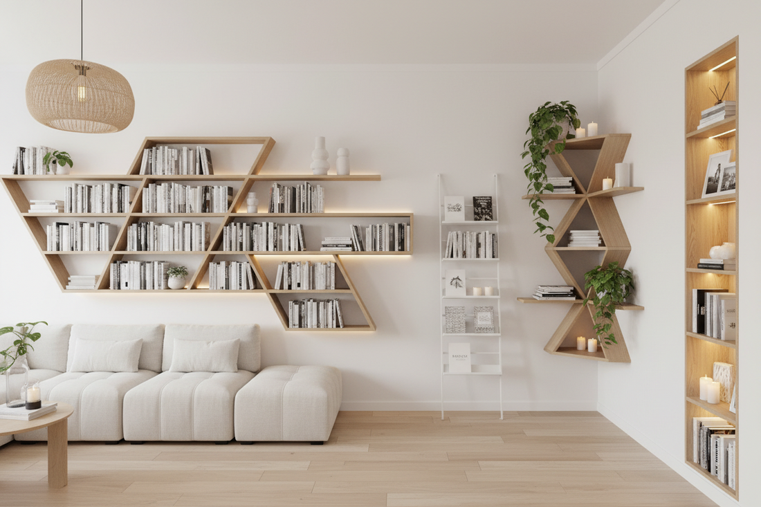 Space-Saving Bookshelf Designs