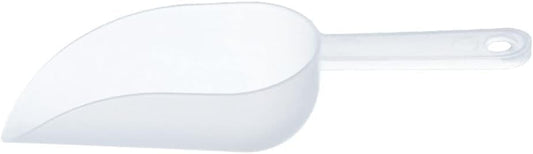 1PC White Ice Scoop Plastic Ice Shovel Measuring Scoops Multifunctional Ice Tray Shovel Flour Candy Grains Dessert Scoopers for Ice Cream Tools, 17x3.5x10cm