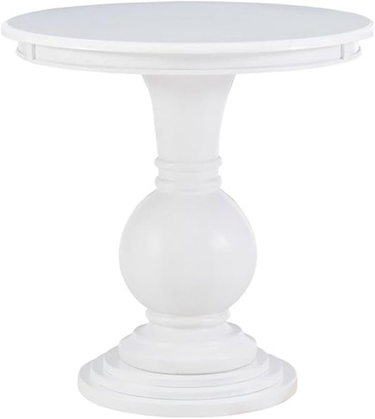 Pemberly Row Round Wood Accent Table, 26 in Height, MDF by PEMBERLYROW