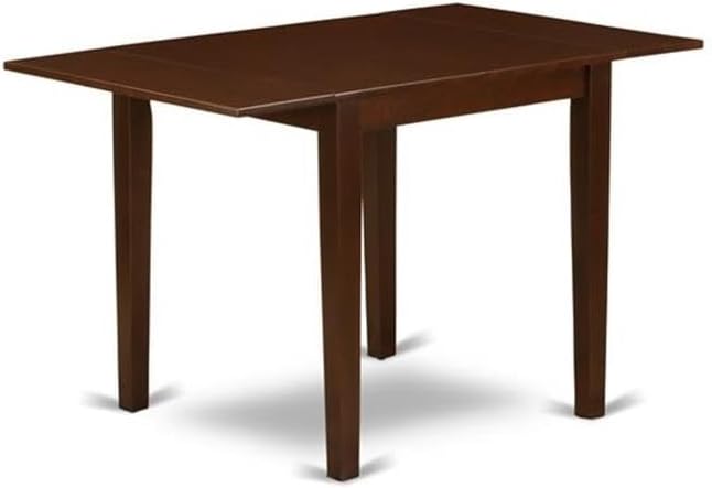 East West Furniture NDNO5-MAH-C 5 Piece Kitchen Table Set - Image 3