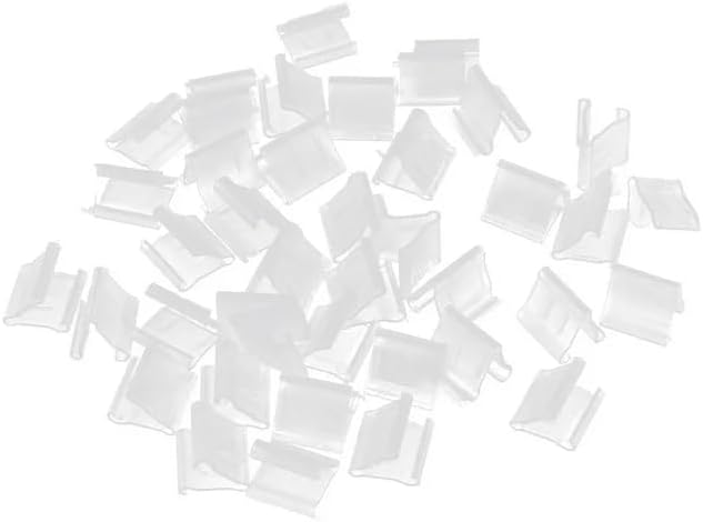 100Pcs Transparent Balloon V-shaped Clip Wedding Creative Balloon Clip Plastic V-shaped Wedding Party Halloween Sealed Decorations