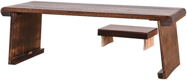 Couch End Table Wooden Floor Table by Unknown