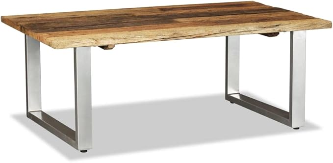 SKM Coffee Table Solid Reclaimed Wood 39.4"x23.6"x15" - Image 5