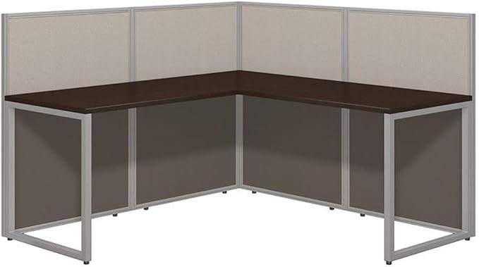 Bush Business Furniture Easy Office 60W L Shaped Cubicle Desk Workstation by BushBusinessFurniture
