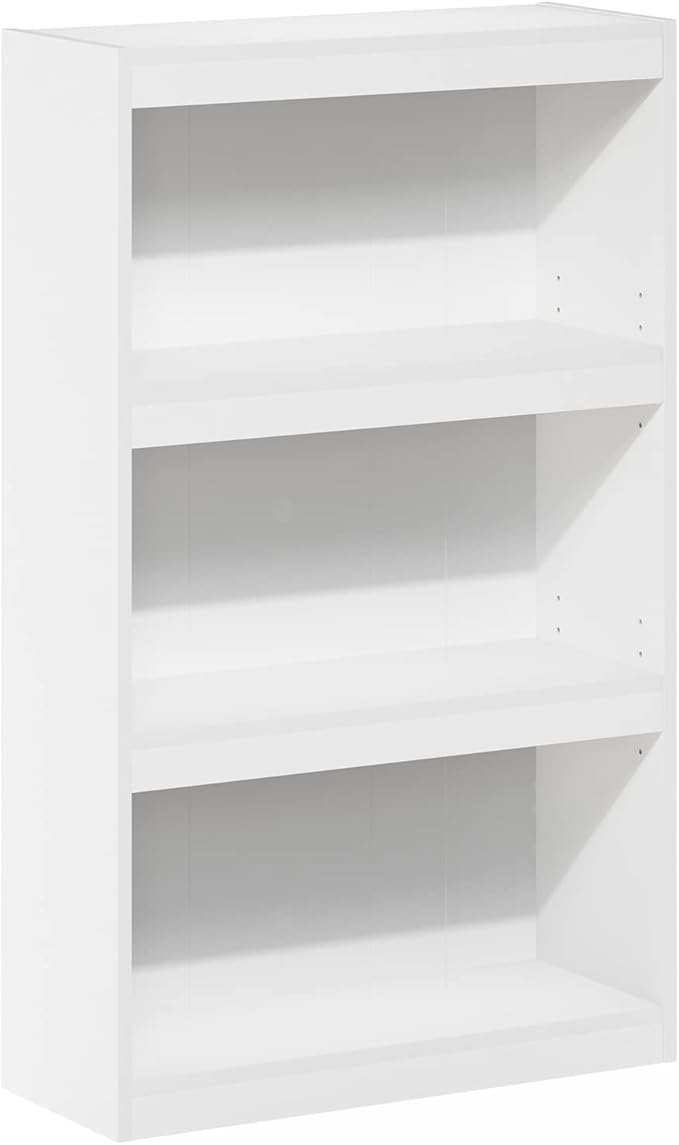 Furinno Jaya Enhanced Home Bookcase 3-Tier Adjustable Bookshelf - Image 5