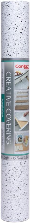 Con-Tact Brand Creative Covering, Self-Adhesive Shelf Liner, Granite Black and by Kittrich+%28Home%29