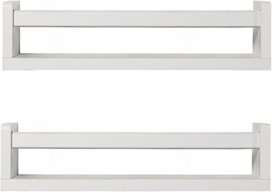 JORIKCHUO Nursery Book Shelves, Kitchen Spice Rack, or Rustic Wall Mounted by JORIKCHUO