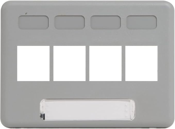 ICC 4-Port Modular Furniture Faceplate by ICC