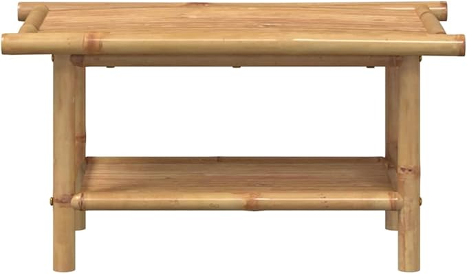 Natural Bamboo Coffee Table - Image 4