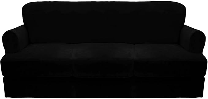 CUCRAF Cushion Sofa Cover 4 Piece Slipcovers, Soft Thick Velvet Couch Cover by CUCRAF
