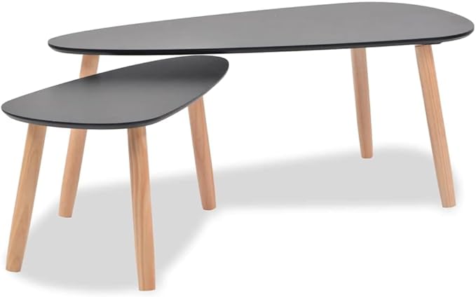 Scandinavian Style Coffee Table Set of 2 - Image 2