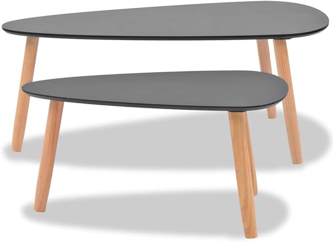 Scandinavian Style Coffee Table Set of 2 - Image 8