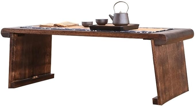 Tiny Side Table Wooden Floor Table by Unknown