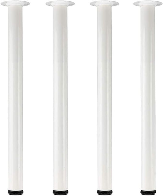 QLLY 27.5 inch / 70cm Adjustable Metal Desk Legs, Heavy Duty Furniture Table by QLLY