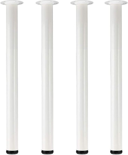 QLLY 28 inch Adjustable Metal Desk Legs, Heavy Duty Furniture Table Legs by QLLY