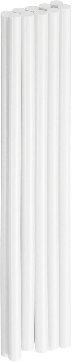 HARFINGTON 10pcs Hot Glue Sticks 0.28" Dia x 7.87" Long EVA Mini Hot Melt Adhesive Glue Stick for Hot Melt Gun Wood Plastic Glass Flowers Fabrics Foam, White