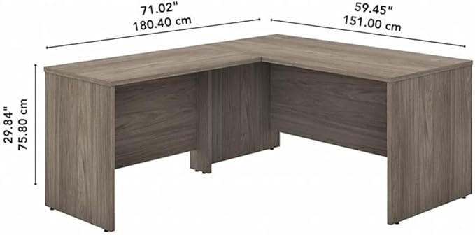 Bush Business Furniture Studio C 60W x 30D L Shaped Desk - Image 3