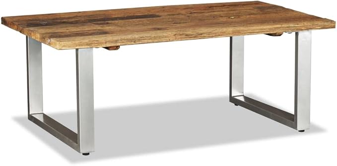 YAFF Coffee Table Solid Reclaimed Wood 39.4"x23.6"x15" by YAFF