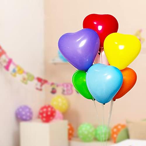 50 6-inch Red Color Heart shaped Latex Balloons for Valentines Day,Propose Marriage,Wedding Party