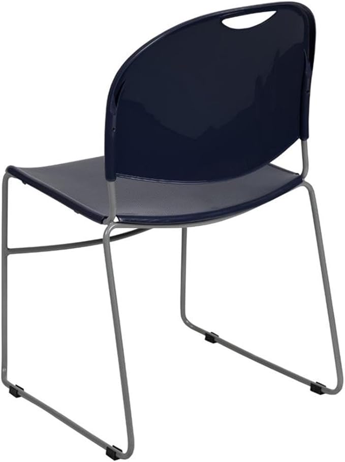 Flash Furniture HERCULES Series 880 lb. Capacity Navy Ultra-Compact Stack Chair - Image 8