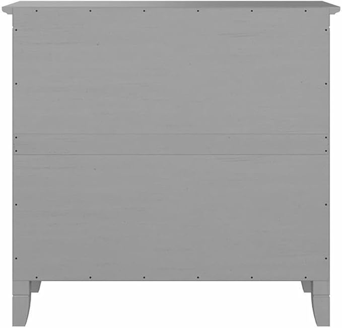Bush Home Key West Small 2 Shelf Bookcase in Cape Cod Gray, Compact Home - Image 7