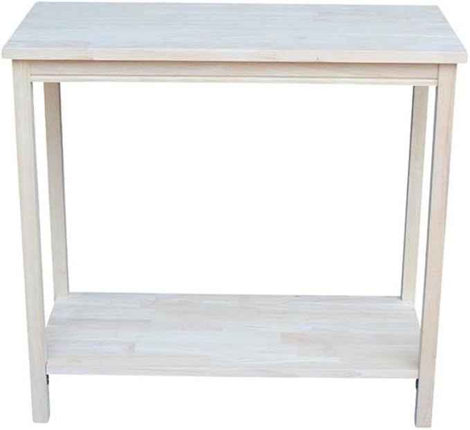 IC International Concepts, Portman Accent Table, Solid Real Wood, Sturdy - Image 5