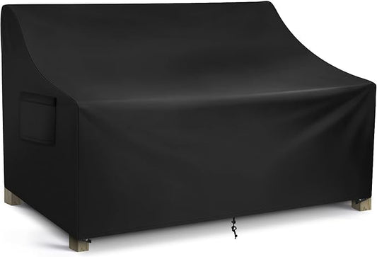 WLEAFJ Patio Sofa Cover Waterproof, Outdoor Loveseat Cover, Heavy Duty Deep by WLEAFJ