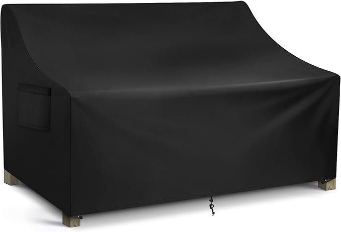 WLEAFJ Patio Sofa Cover Waterproof, Outdoor Loveseat Cover, Heavy Duty Outdoor by WLEAFJ