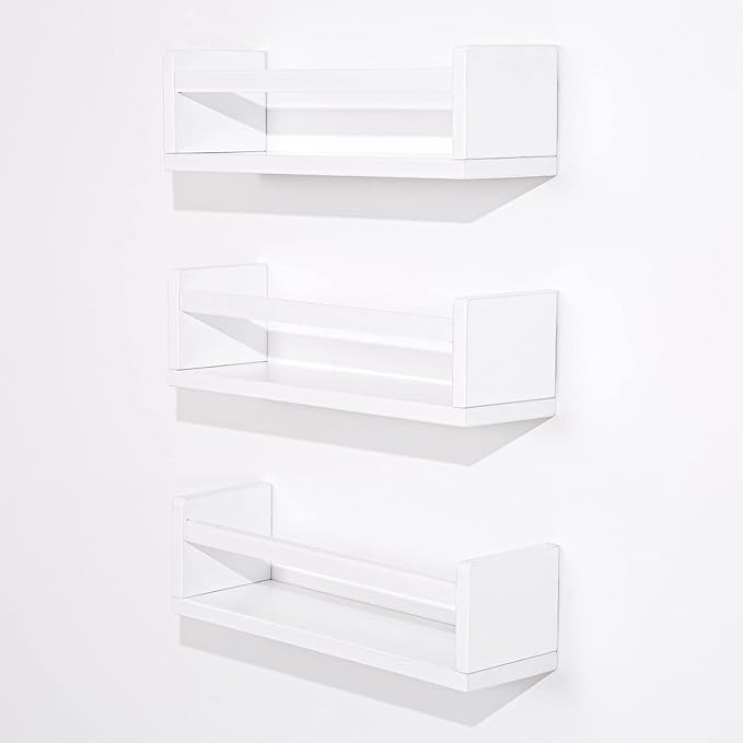 AZSKY Floating Bookshelf for Kids Room, Kitchen Spice Rack, Book Shelf Photo - Image 8