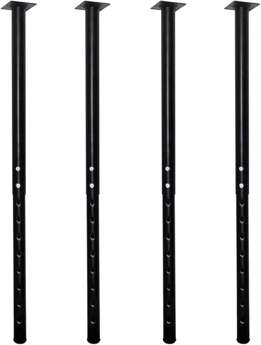 QLLY Adjustable Metal Table Leg, 24-40 inch, Home Office DIY Desk Leg, by QLLY