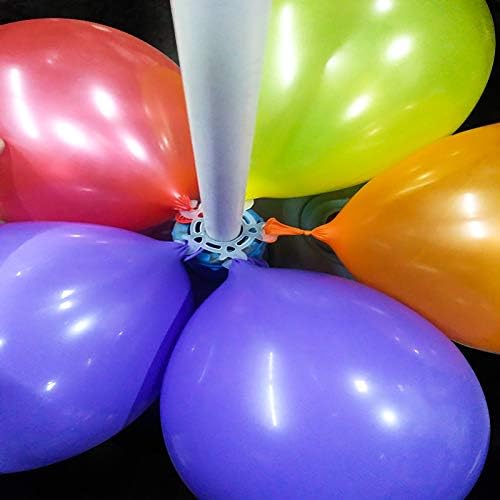 Balloon Clips(120 pcs), Tinabless Balloon Connectors for Decor Balloons Arch, Balloons Column Stand and Flowers - Birthday, Wedding, Baby Shower Party Decorations