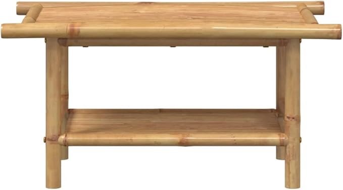 Natural Bamboo Coffee Table - Image 4
