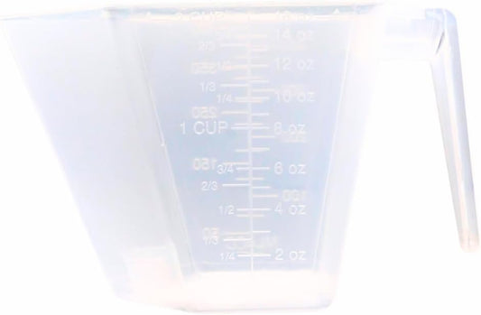 2 Cup LONG Handle (1 Pint | 16 Oz. | 500 mL) Scoop for Measuring Coffee, Pet Food, Grains, Protein, Spices and Other Dry Goods (Pack of 5)