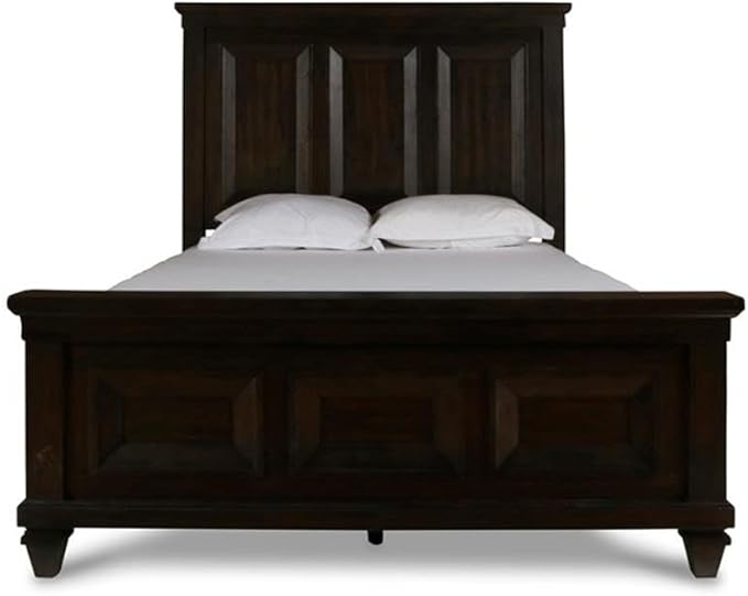 New Classic Furniture Sevilla 6-Piece Wood King Bedroom Set in Walnut - Image 3