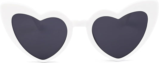 YOGFIT Heart Sunglasses for Women Fashion Classic Love Eye Protection Sunglasses Vintage Cute Heart Sunglasses