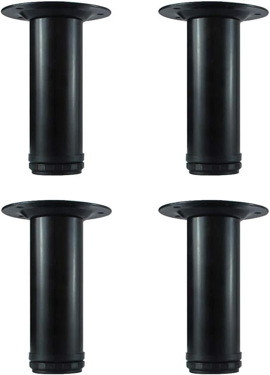 QLLY 6 Inch Adjustable Metal Coffee Table Legs, Heavy Duty Round Furniture Legs by QLLY