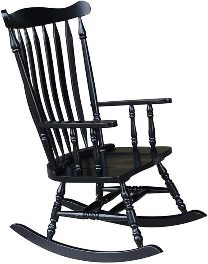 International Concepts Williamsburg Rocker Antique Black - Image 9