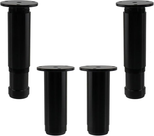 4 PCS Metal Adjustable Furniture Sofa Legs, Heavy Duty Bed Frame Center Support by UTALIND