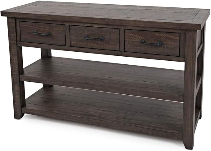 Jofran Madison County Harris Console Sofa Table, Barnwood Brown by Jofran+Inc.