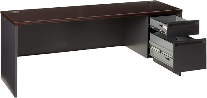 HON 38856RNS 38000 72 by 24 by 29-1/2-Inch Single Right Pedestal Credenza - Image 5