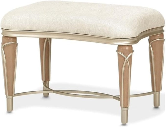 MICHAEL AMINI Villa Cherie Ottoman by Michael+Amini