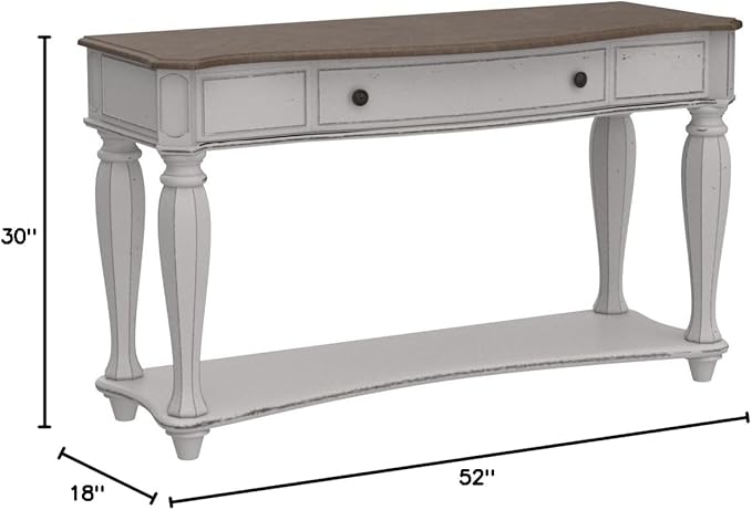 Liberty Furniture Industries Magnolia Manor Sofa Table, W52 x D18 x H30 - Image 3