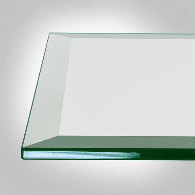 Dulles Glass 10 inch Square Glass Table Top - Image 5