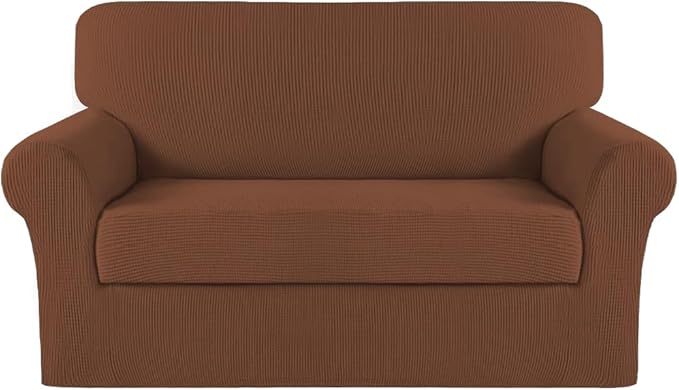 Turquoize Stretch Sofa Slipcover 2 Pieces Sofa Cover Couch Cover by Turquoize