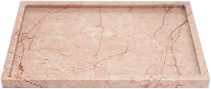 Real Luxurious Natural Marble Vanity Tray Genuine Marble Storage Tray - Image 8