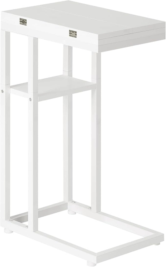 HOOBRO Foldable End Table, C Shaped Side Table by HOOBRO