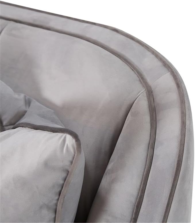 MICHAEL AMINI Roxbury Park 94" W Velvet Sofa in Steel Gray/Slate - Image 8