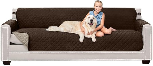 Sofa Shield® Couch Slip Covers for Dogs, Reversible Furniture Protector by SofaShield