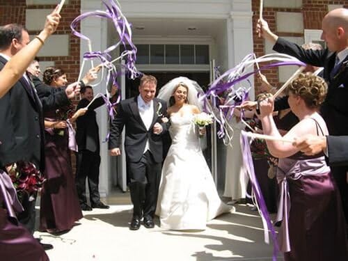 100PCS Ribbon Stick Wands Wedding Streamers with Silk Fairy Stick Wand for Wedding Party Baby Shower Send Off Party Activities Holiday Celebration Favors (Black-100PCS)